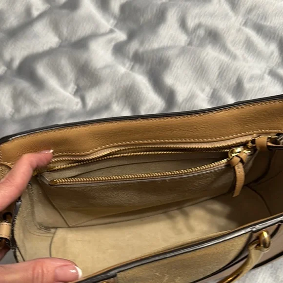 Chloe Pixie Medium Tan Leather Bag - Picture 4 of 11